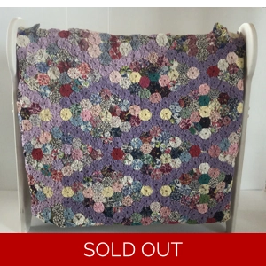 Handmade Yo-yo Quilt