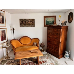 European Settee & Butler's Cabinet