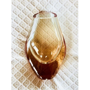 Small Low Drop Sevres Glass Vase