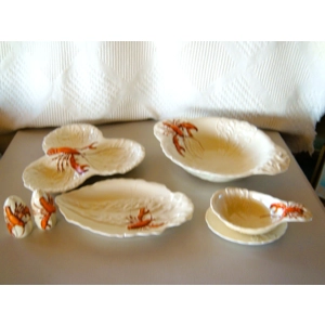 Vintage Carlton Ware Lobster Dish Set