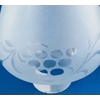 Frosted Etched Hurricane Glass Shade