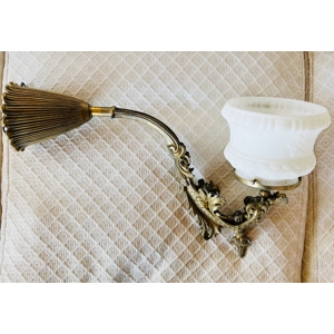 Pair Victorian Bronze Wall Scones