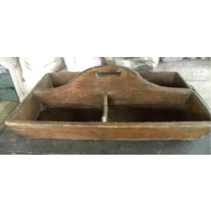 Antique Wooden Cutlery Tray