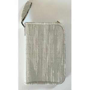 Grey Silk Toiletry Bag