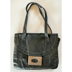 Grey Leather Purse