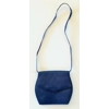 Blue Textured Leather Handbag