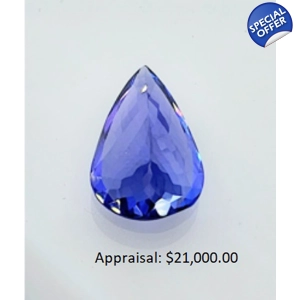 Natural Pear Shaped Tanzanite