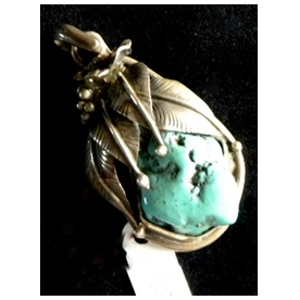 Turquoise & Sterling Pendant