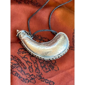 Moroccan Silver Ethnic Necklace