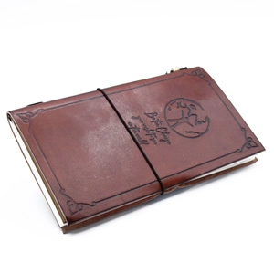 Handmade Leather Notebook Journal - ( 80 Blank Pages )