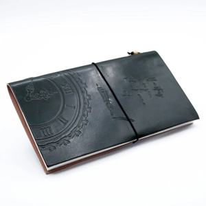 Handmade Leather Notebook Journal - ( 80 Blank Pages )