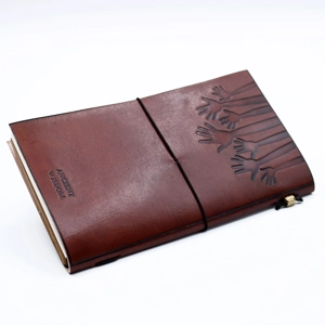 Handmade Leather Notebook Journal - ( 80 Blank Pages )