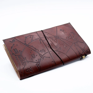 Handmade Leather Notebook Journal - ( 80 Blank Pages )
