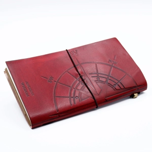 Handmade Leather Notebook Journal - ( 80 Blank Pages )