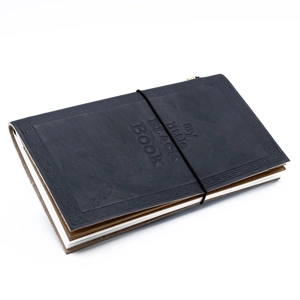 Handmade Leather Notebook Journal - ( 80 Blank Pages )