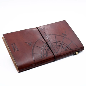 Handmade Leather Notebook Journal - ( 80 Blank Pages )