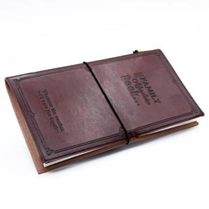 Handmade Leather Notebook Journal - ( 80 Blank Pages )