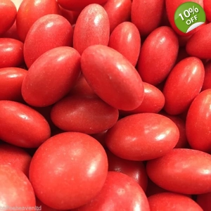 Giant Milk Chocolate Red Beans - Glisten Pebbles