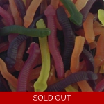 Fruit Worms / Snakes Gummy Sweets Fruity Flavoured Gums