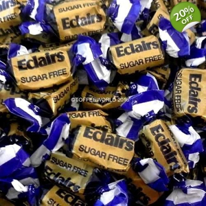Thornes Sugar Free Eclairs - Toffee Sweets