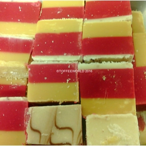 Cherry Bakewell Flavour Fudge - The Fudge Factory