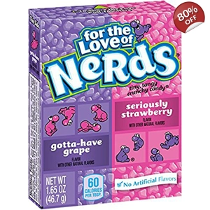 Nerds Grape & Strawberry Flavour Candy - 46.7g Pack