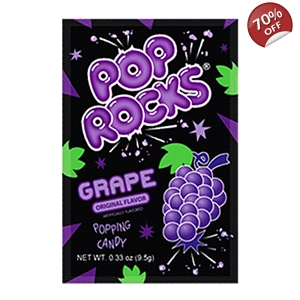 Pop Rocks Grape Popping Candy - 9.5g Pack - USA Import