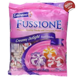 Colombina Fussione Creamy Delight Hard Candies - 129g Bag