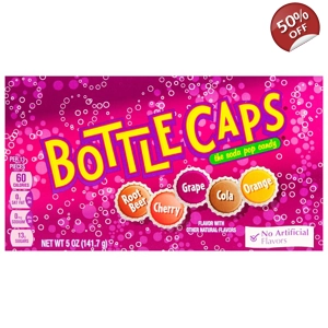 Bottle Caps - Soda Pop Candy Sweets 142g Theatre Box
