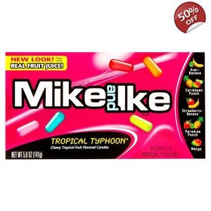 Mike and Ike Tropical Typhoon - Chewy Candies 22g Box