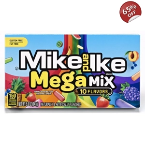 Mike and Ike Mega Mix 141g Theatre Box - Chewy Fruit Candies