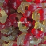 Vidal Cherries On A Leaf - Fruit Flavoured Jelly Sweets