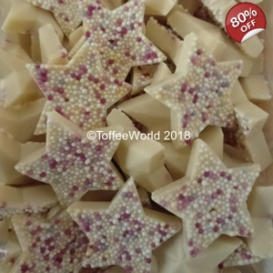 White Chocolate Flavour Starz - Alma Star Shaped Candy Sweets