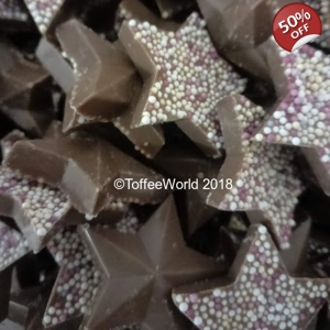Alma Chocolate Flavour Starz - Hannah's Brown Choc Candy Stars