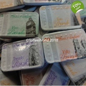 Milk Chocolate Bank Notes | Kingsway Wrapped Chocolates