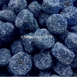 Barratt Blue Jelly Spogs - Jelly Buttons Aniseed Sweets