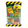 Toxic Waste Worms Sour and Chewy Gummy Jellies - 142g Bag