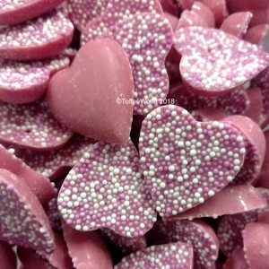Alma Pink Strawberry Hearts - Hannah's Candy Sweets