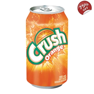 Crush Orange 355ml Can | Canadian Soda