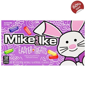 Mike And Ike Easter Treats - Chewy Fruit Candy Sweets 141g Theatre Box