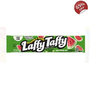 Laffy Taffy Watermelon Chew Bar - Stretchy and Tangy Chewy Candy 42.5g