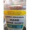 Lion Superior Hard Wine Gums - Lions Gummy Sweets
