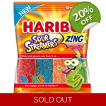 Haribo Sour Streamers Peg Bag - 4.5oz 127g Haribo Sour Streamers Peg Bag - 4.5oz 127g