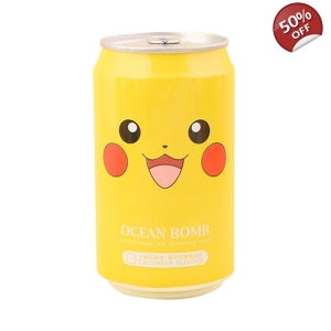 Ocean Bomb Pokemon Pikachu Cucumber Flavour Sparkling Water 355ml Can