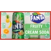 Fanta Fruity Cream Soda Soda Kem 330ml Can
