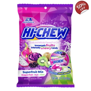 Hi-Chew Superfruit Mix 90g Bag - Fruity Chewy Candy Sweets