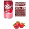 Dr Pepper Strawberries & Cream Soft Drink Soda - 12oz - 355ml Can