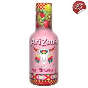 AriZona Cowboy Cocktail Kiwi Strawberry - 500ml Bottle