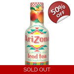 AriZona Sun Brewed Style Iced Tea with Peach Flavour - 500ml Bottle