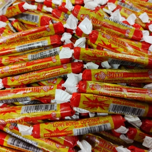 Atkinsons Long Boys - Coconut Fun Size Caramels - Chewy Caramel Toffee